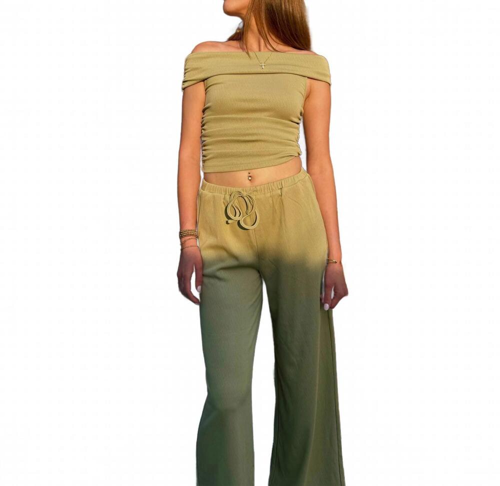 NEW MIMOSA laurel top and pant set in olive
